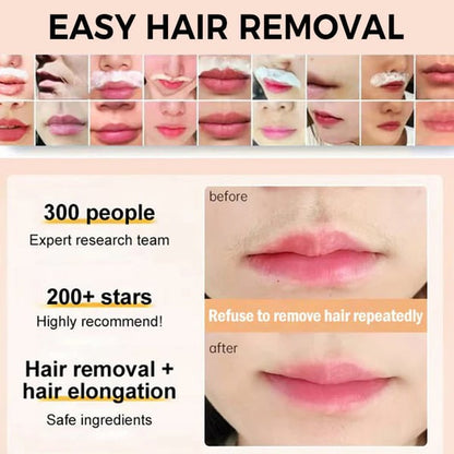 Jemný a bezbolestný krém na odstraňovanie chĺpkov na tvári