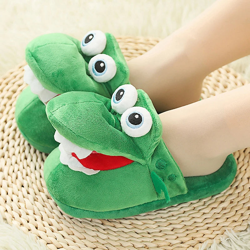 Funny Crocodile Slippers
