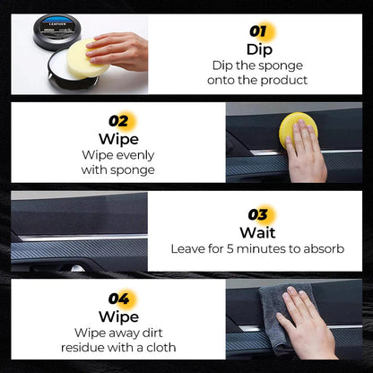 Čistiaca a ošetrujúca pasta – na autá, pohovky a leštenie kože! ✨