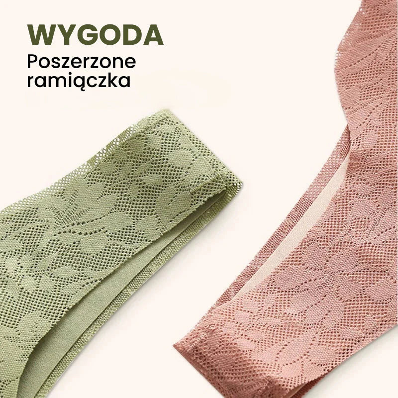 Pohodlná čipkovaná podprsenka na gombíky pre väčšie veľkosti