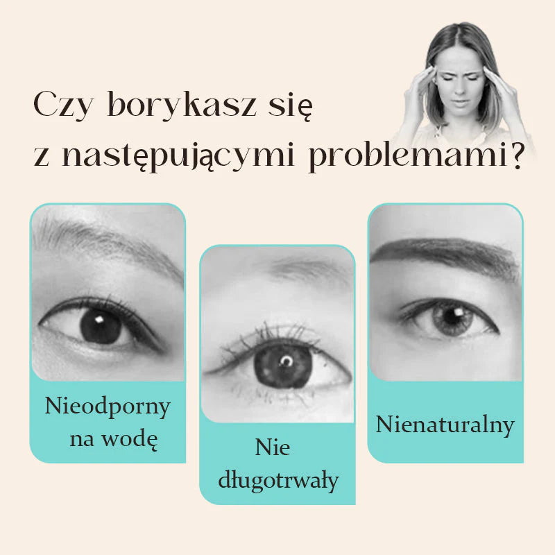 【Kúp 1 a získaj 1 zadarmo】☔Vysokokvalitná vodeodolná ceruzka na obočie so 4 vidličkami