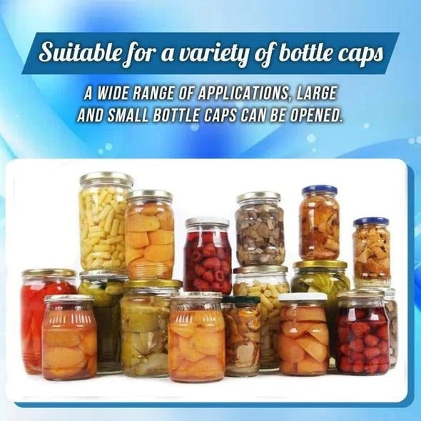 Nastaviteľný otvárač na fľaše z nehrdzavejúcej ocele – protišmykový dizajn, pohodlný úchop a univerzálne uchytenie