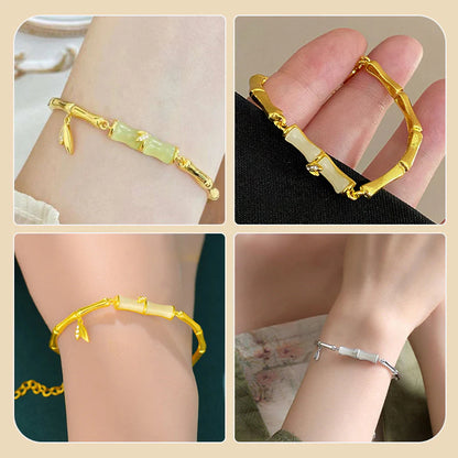 Náramok z bambusu a nefritu Hetian?