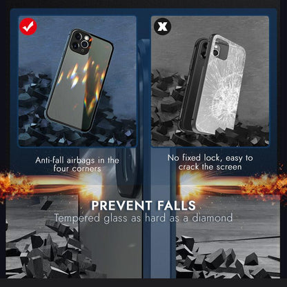 Puzdro s dvojitou prackou pre iPhone✨