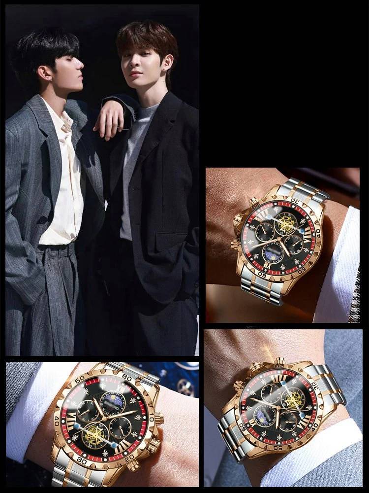 ⌚Úplne nové švajčiarske vodotesné automatické mechanické hodinky