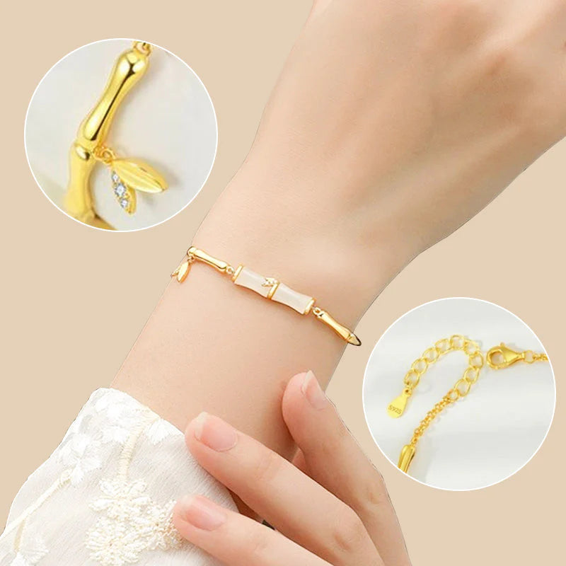 Náramok z bambusu a nefritu Hetian?