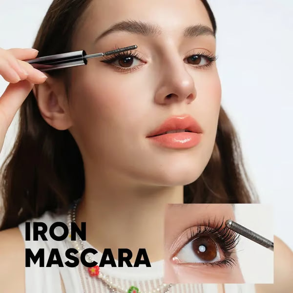 24 HR Waterproof 3D Natural Curling & Extension Eyelash Iron Mascara