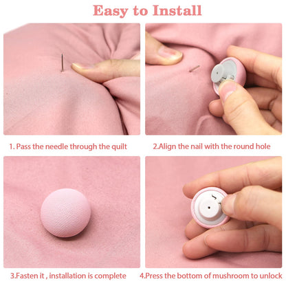 Držiak na paplón Cozy – bezpečný a protišmykový, odolný dizajn pre všetky typy posteľnej bielizne