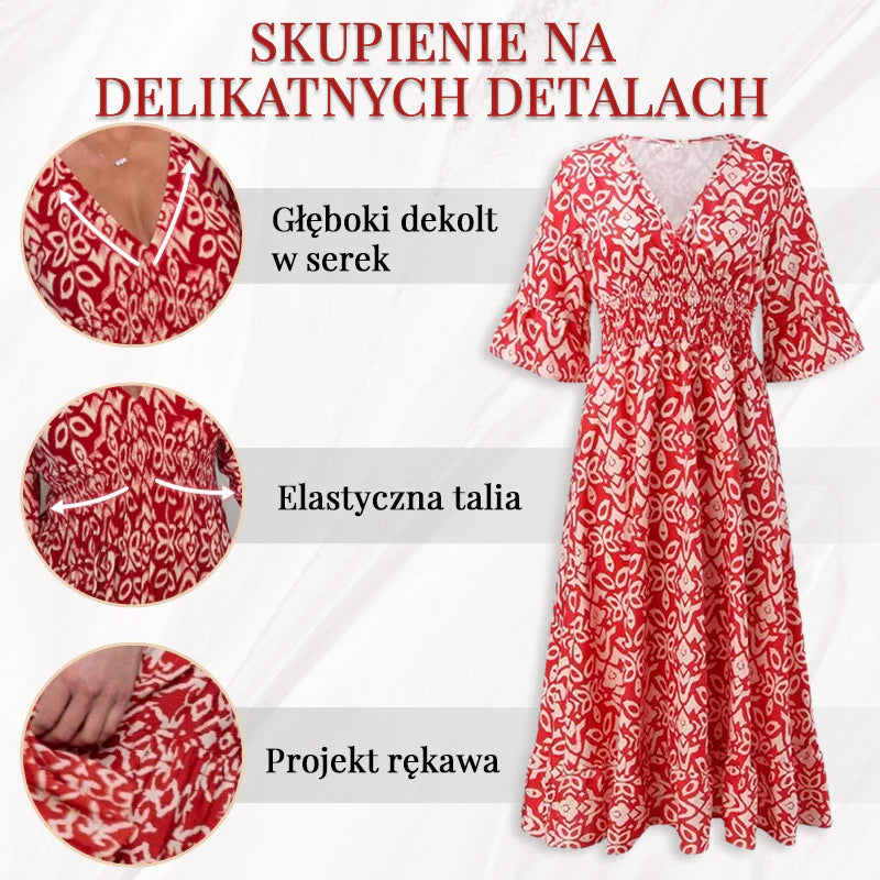 ✨Nové kvetinové ležérne šaty s výstrihom do V