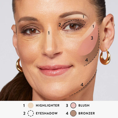 Vytvorte jemný make-up a odomknite štartovaciu sadu Baked (3 ks)