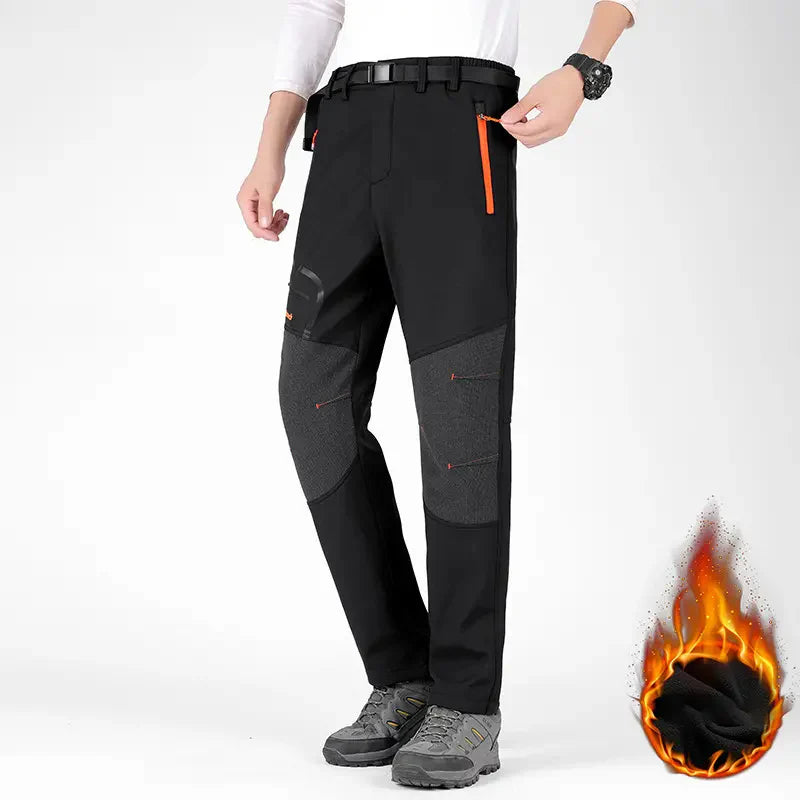 Vetruodolné turistické nohavice veľkej veľkosti
