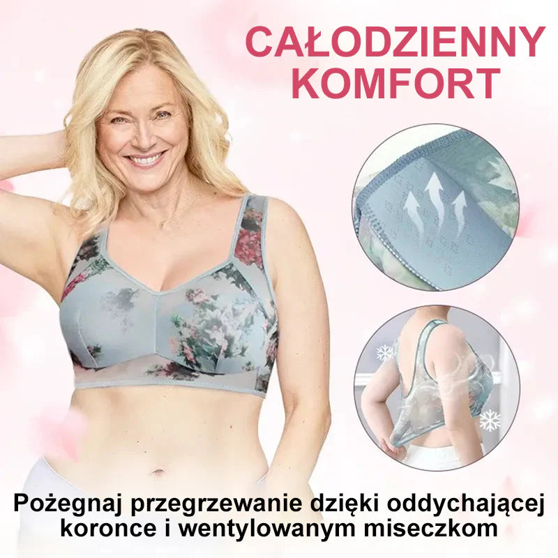 Jedinečná čipkovaná podprsenka bez gombíkov【✨1+1 zadarmo】