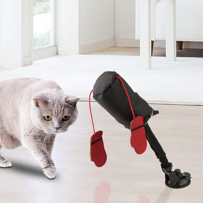 Interaktívna hračka pre mačky v tvare boxovacieho vreca