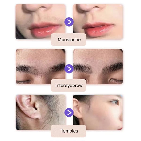 Jemný a bezbolestný krém na odstraňovanie chĺpkov na tvári