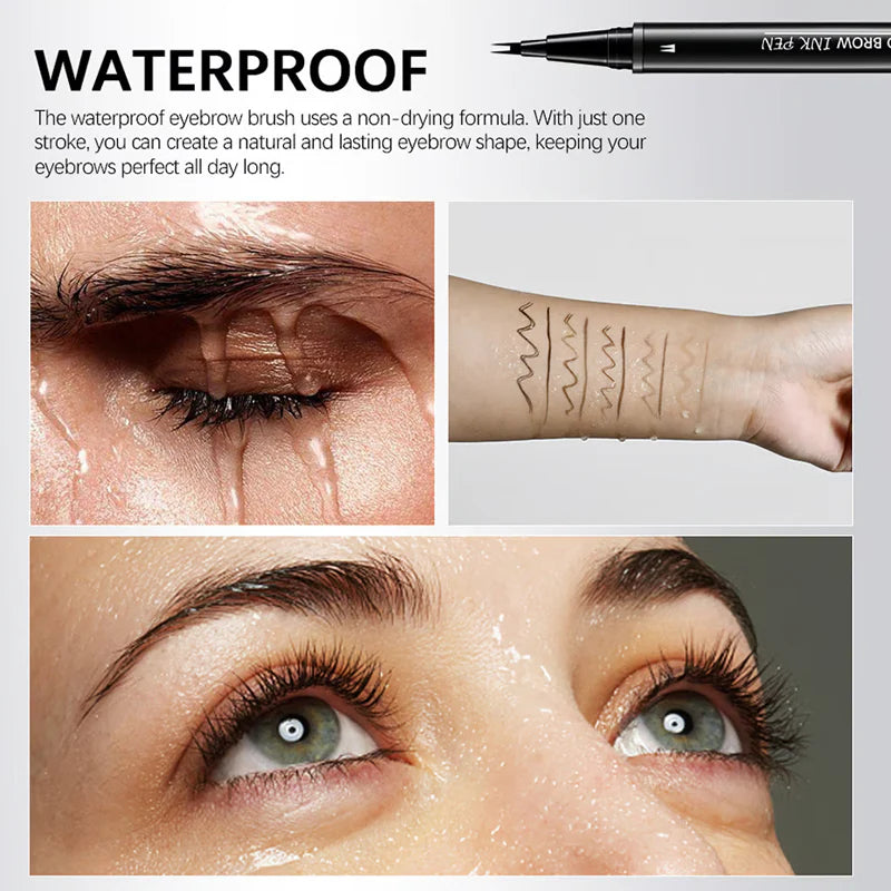 【Kúp 1 a získaj 1 zadarmo】☔Obojstranná ceruzka na obočie a štetec