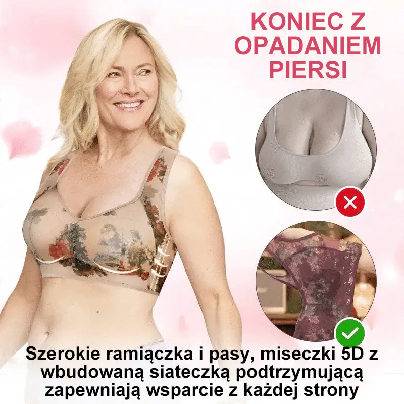 Jedinečná čipkovaná podprsenka bez gombíkov【✨1+1 zadarmo】