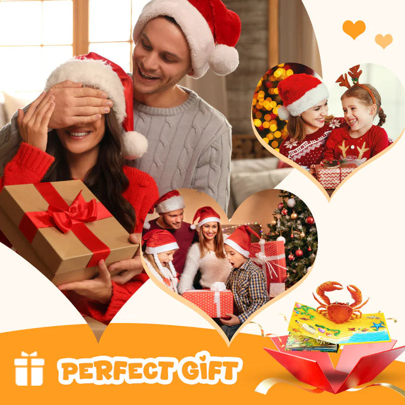 3D vyskakovacia kniha pre deti so zvieratkami