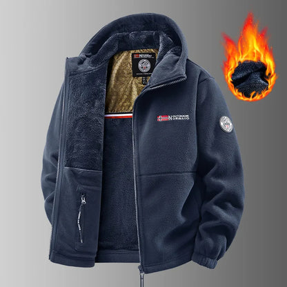 Pánska termoflísová bunda Graphene – ultrateplá zimná bunda s podšívkou Heat-Lock a vetruodolným dizajnom