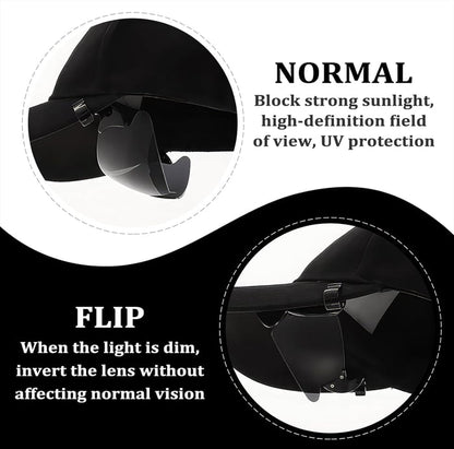 Slnečné okuliare s klipom, rybárske okuliare