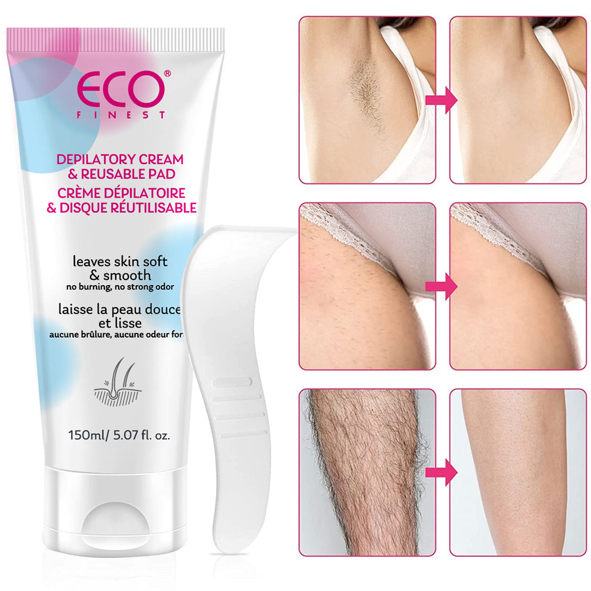 Versatile, Aromatic, Mild Formula Hair Removal Cream