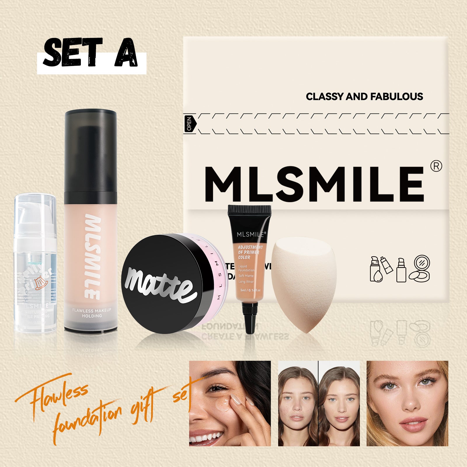 Matný púder na kontrolu mastnoty a hydratáciu. Korekčný podkladový make-up.