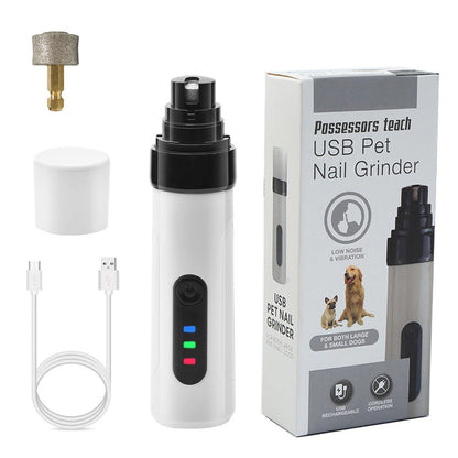 Rechargeable USB Charging Electric Pet Nail Grinder