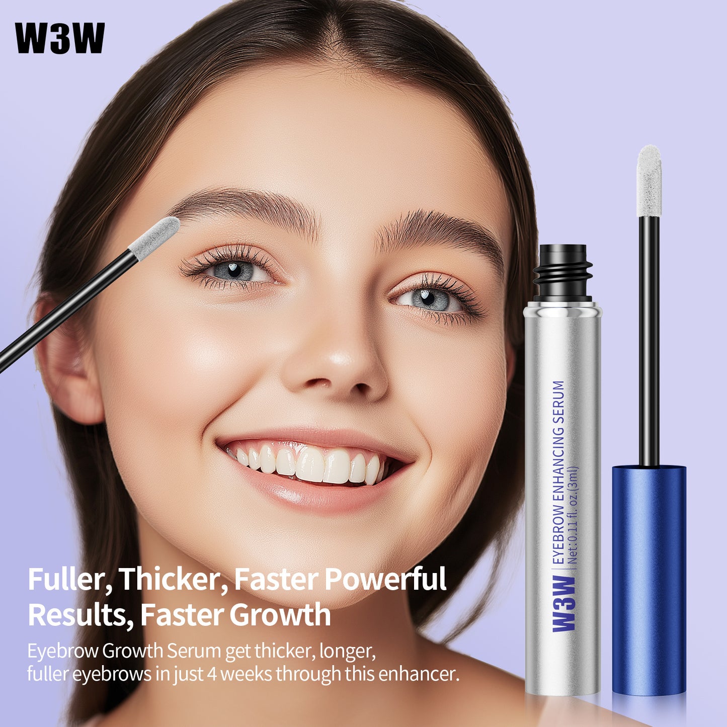 Riešenie na predlžovanie mihalníc a obočia