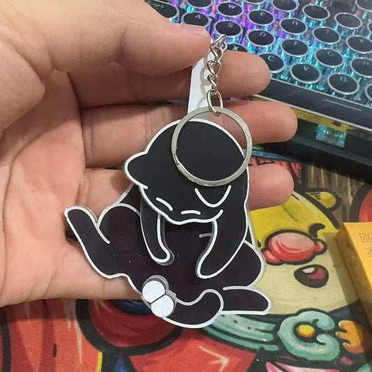 Hranie sa s vajíčkami a kľúčenkou pre mačiatka