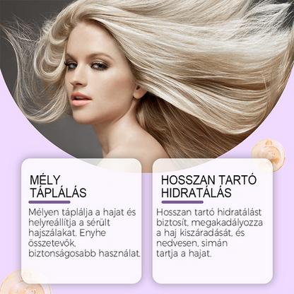 【🔥Nové produkty Horúci výpredaj】Fialová maska na blond vlasy – odstraňuje žlté tóny, obnovuje lesk a chráni farbu