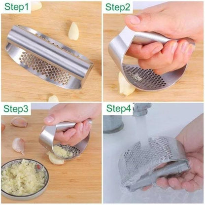 Tłuczek do czosnku ze stali nierdzewnej