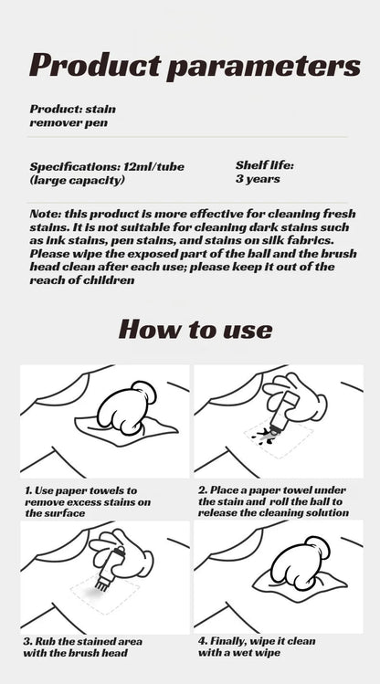 Prenosné pero na odstraňovanie škvŕn