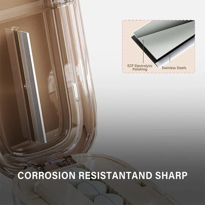 Prenosná krabička na lieky s rezačkou