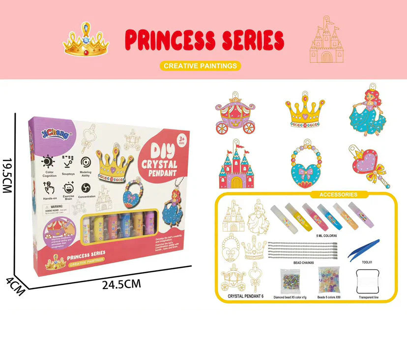 Sada na umenie a remeslá pre domácich majstrov s krištáľovými farbami