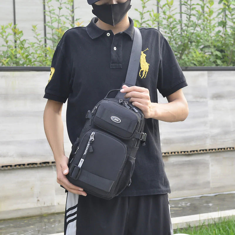 Nastaviteľná náprsná taška z oxfordskej látky