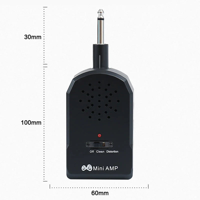 Mini prenosná súprava zosilňovača pre elektrickú gitaru