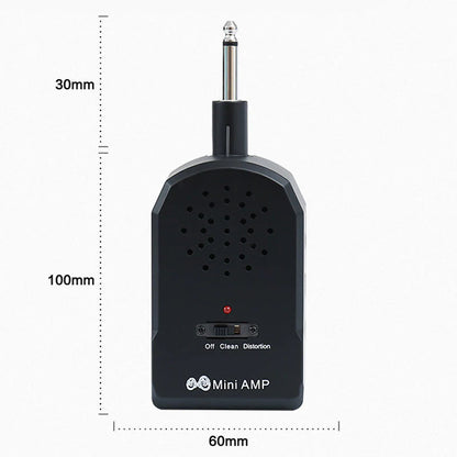 Mini prenosná súprava zosilňovača pre elektrickú gitaru