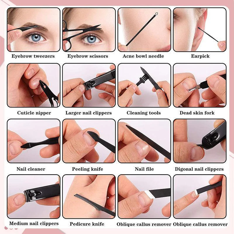 Sada na starostlivosť o nechty 16 kusov (10 farieb)