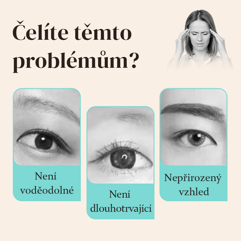 Viacúčelová ceruzka na obočie so 4 hrotmi (2 ks)