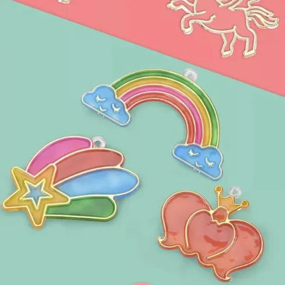 Sada na umenie a remeslá pre domácich majstrov s krištáľovými farbami