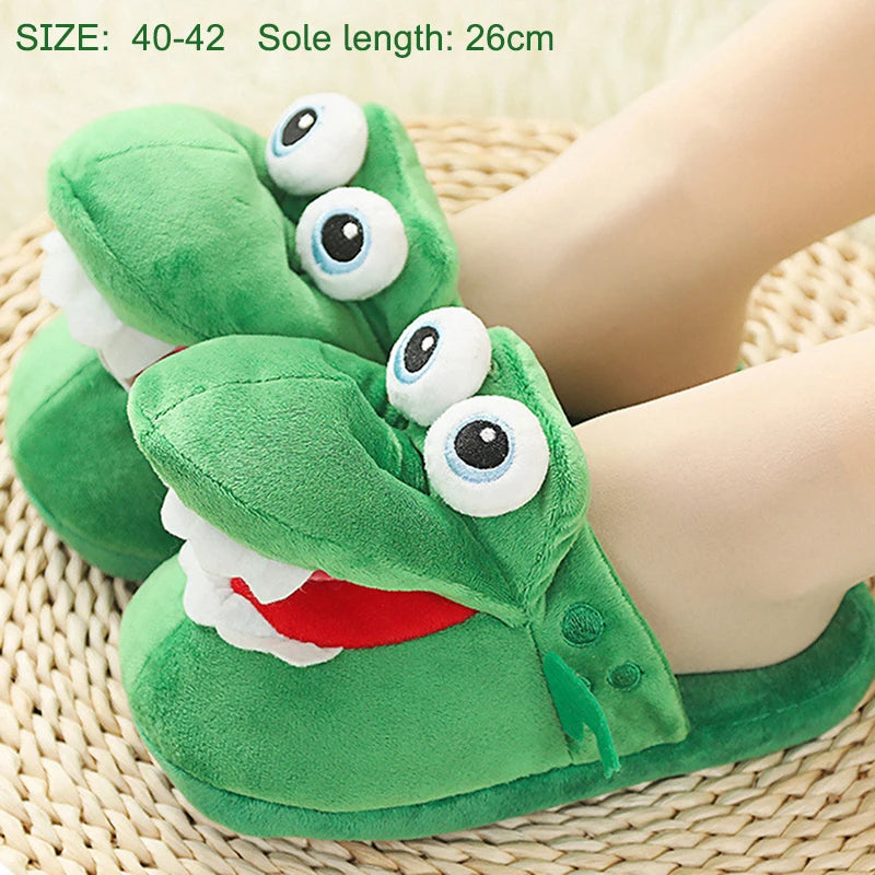 Funny Crocodile Slippers