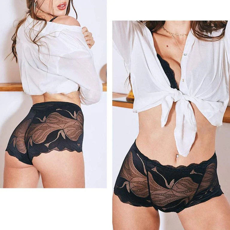 Kup 1 sztuki otrzymaj 2 ? Koronkowe majtki damskie z wycięciem - piękne kobiety na to zasługują!