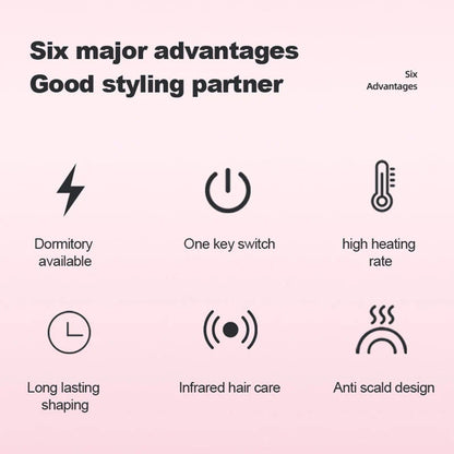 ? 2-in-1 Hair Straightener & Curler – Ionic Anti-Scald Styling Brush with Fast Heating & Adjustable Temperature (Perfect for All Hair Types)