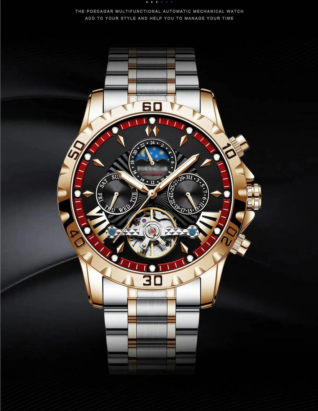 ⌚Úplne nové švajčiarske vodotesné automatické mechanické hodinky