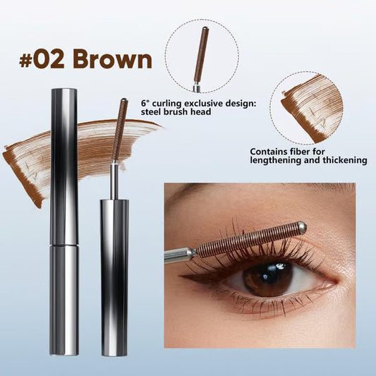 24 HR Waterproof 3D Natural Curling & Extension Eyelash Iron Mascara