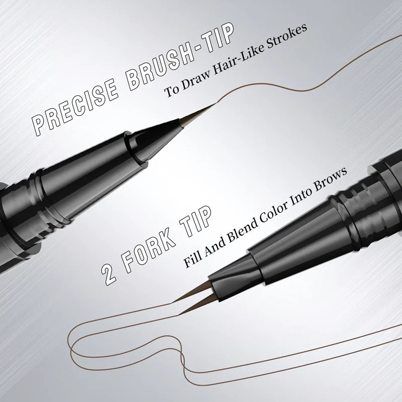 【Kúp 1 a získaj 1 zadarmo】☔Obojstranná ceruzka na obočie a štetec