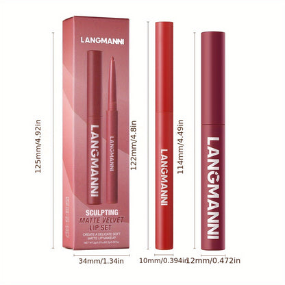 Dvanásťfarebný šikmý rotujúci matný rúž