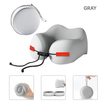 Vankúš na krk z pamäťovej peny v tvare U