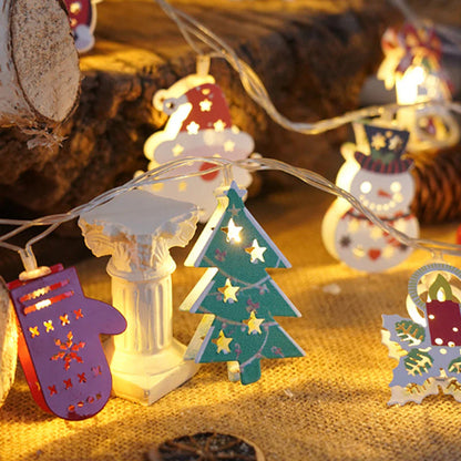 LED reťaz so Santa Clausom