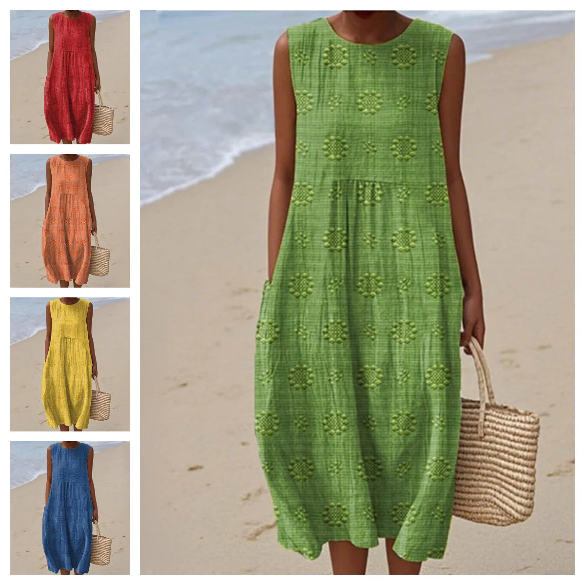 Dámske šaty bez rukávov