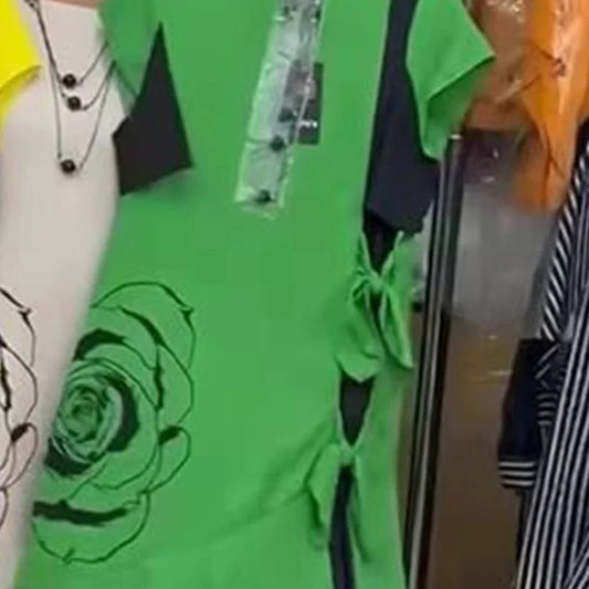 Blokowanie kolorów marszone sukienkę